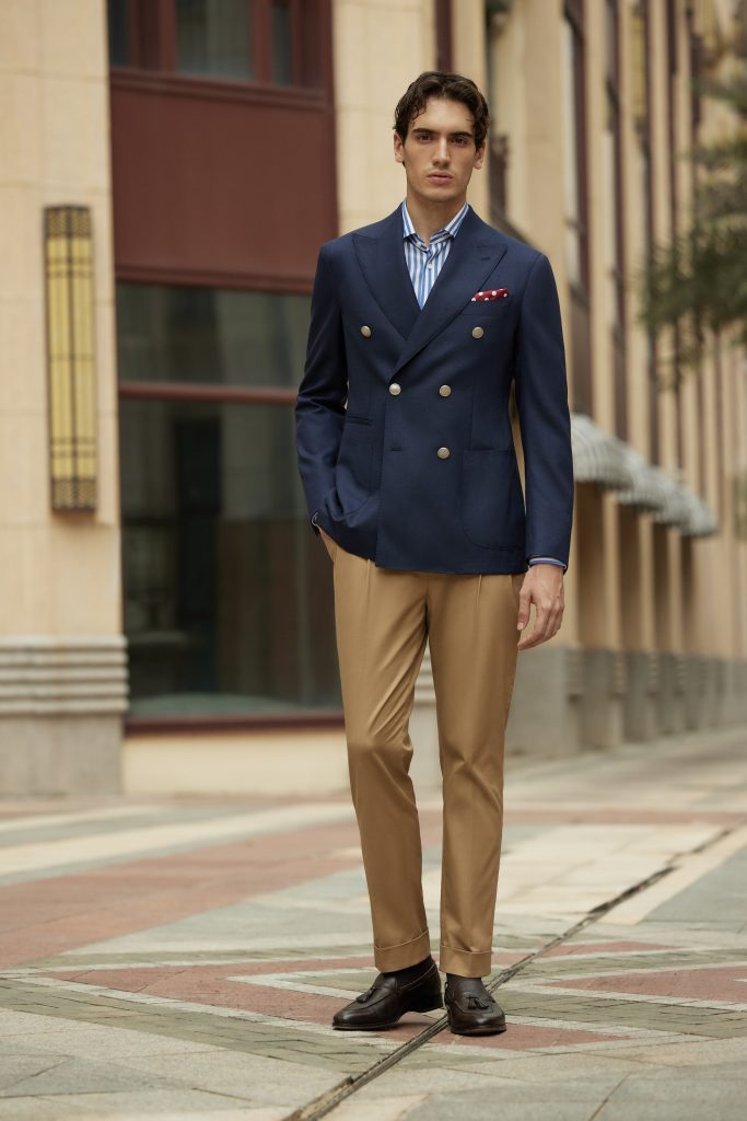 Metal Button Square Neck Blazer main image 1