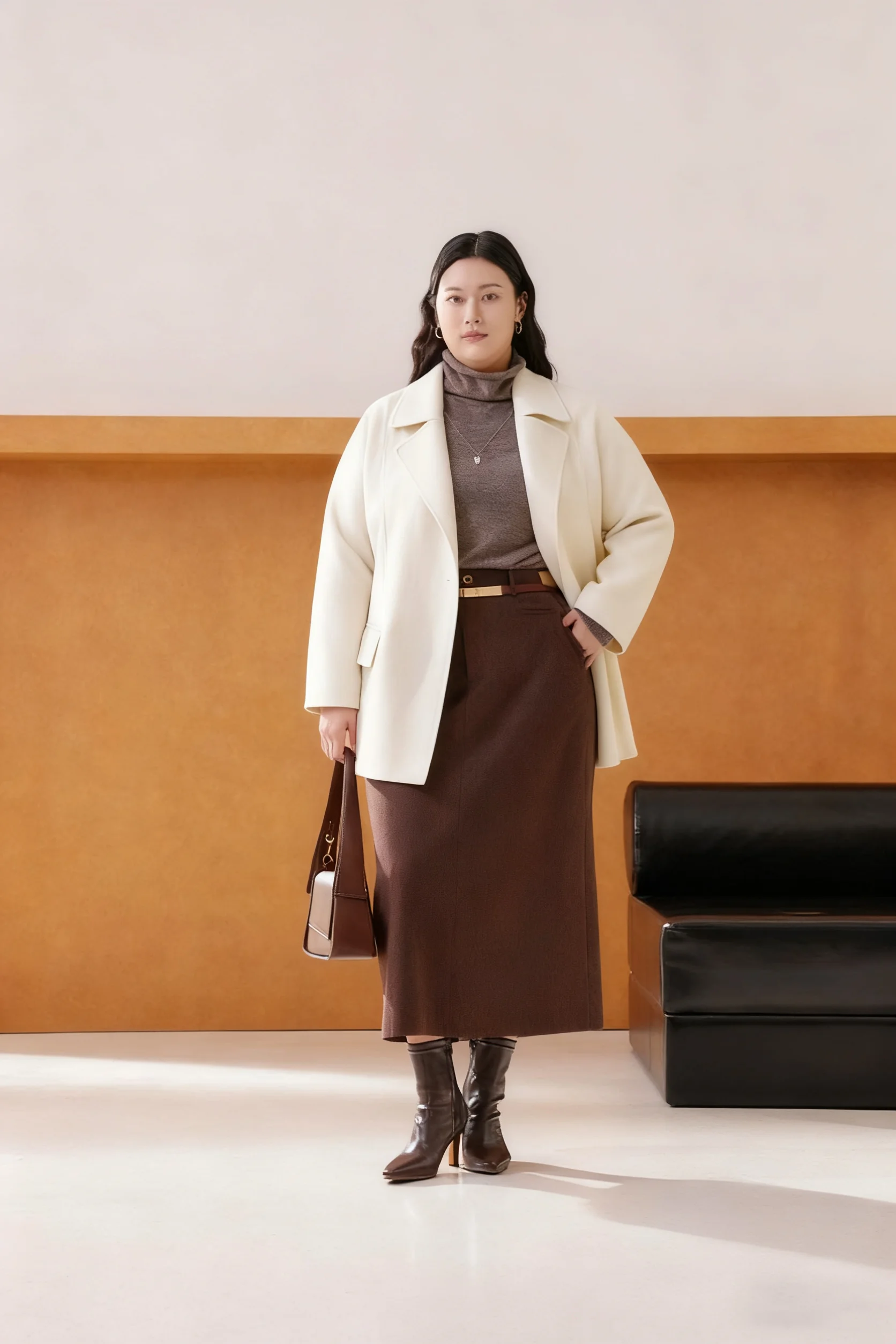 女士加大码工作服