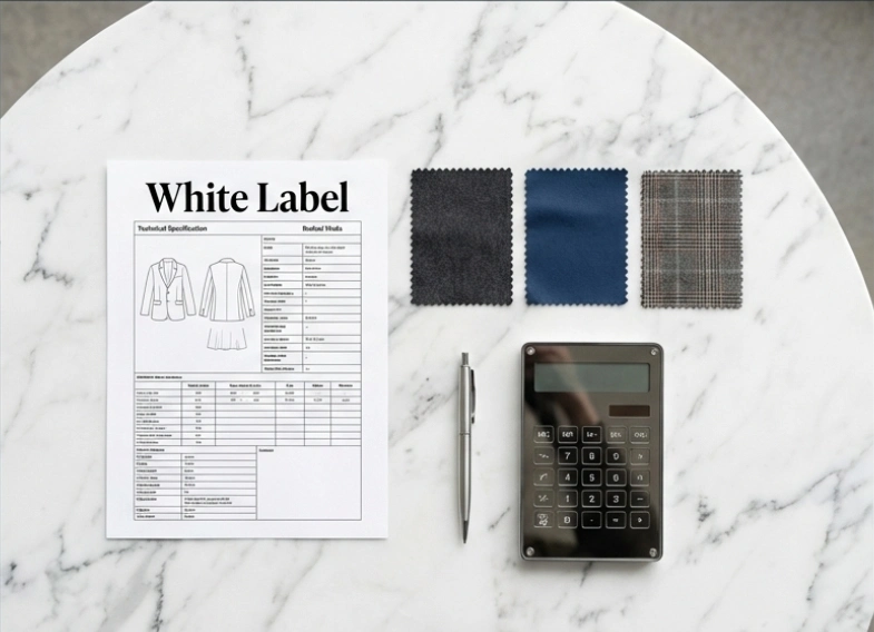 تحديد معايير متطلبات الملابس المخصصة ذات العلامة البيضاء