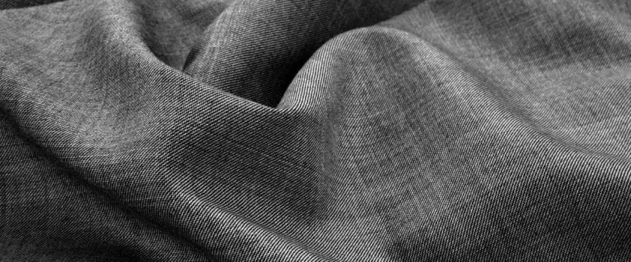Worsted wool fabric